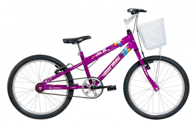 Bicicleta 20 Sweet Girl com Cesta- Mormaii