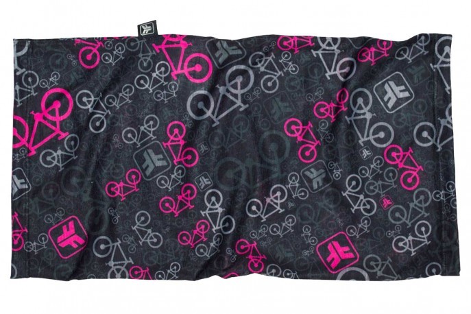 Bandana multiuso Bicycle Preto/Rosa Free Force