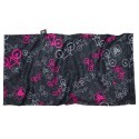 Bandana multiuso Bicycle Preto/Rosa Free Force